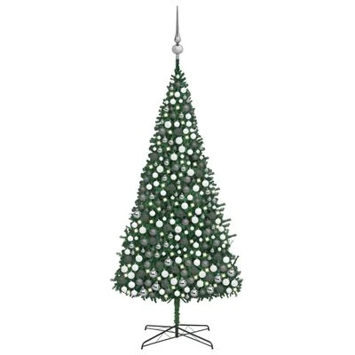 VidaXL Artificial Pre-lit Christmas Tree With Ball Set LEDs 400 Cm White 17 VidaXL Artificial Pre-lit Christmas Tree With Ball Set LEDs 400 Cm White - Image 15