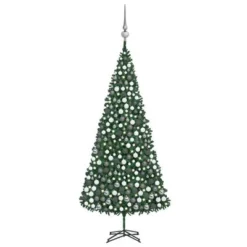 VidaXL Artificial Pre-lit Christmas Tree With Ball Set 500 Cm Green