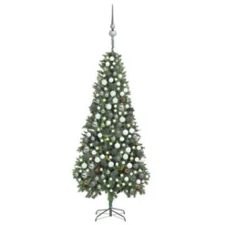 VidaXL Artificial Pre-lit Christmas Tree With Ball Set Green 210 Cm 38 VidaXL Artificial Pre-lit Christmas Tree With Ball Set Green 210 Cm -Deals Vidaxl Store image 1 3077894 2
