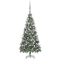 VidaXL Artificial Pre-lit Christmas Tree With Ball Set Green 210 Cm 39 VidaXL Artificial Pre-lit Christmas Tree With Ball Set Green 210 Cm -Deals Vidaxl Store image 1 3077897 2