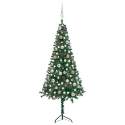 VidaXL Corner Artificial Christmas Tree LEDs&Ball Set Green 120 Cm PVC 39 VidaXL Corner Artificial Christmas Tree LEDs&Ball Set Green 120 Cm PVC -Deals Vidaxl Store image 1 3077952