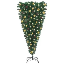 VidaXL Upside-down Artificial Pre-lit Christmas Tree With Ball Set 210 Cm 30 VidaXL Upside-down Artificial Pre-lit Christmas Tree With Ball Set 210 Cm -Deals Vidaxl Store image 1 3078017