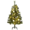 VidaXL Artificial Hinged Christmas Tree 150 LEDs & Ball Set 120 Cm -Deals Vidaxl Store image 1 3210197