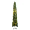 VidaXL Slim Christmas Tree 300 LEDs & Ball Set 270 Cm