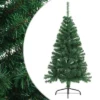 VidaXL Artificial Half Christmas Tree With Stand Green 120 Cm PVC -Deals Vidaxl Store image 1 328415 3