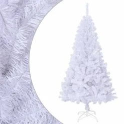 VidaXL Artificial Christmas Tree With Thick Branches White 120 Cm PVC