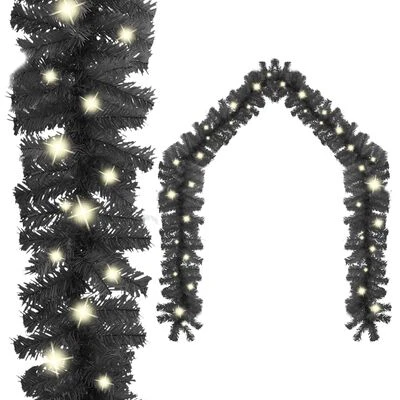 VidaXL Christmas Garland With LED Lights 5 M Gold 11 VidaXL Christmas Garland With LED Lights 5 M Gold - Image 9
