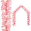 VidaXL Christmas Garland With LED Lights 5 M Pink -Deals Vidaxl Store image 1 329198 2