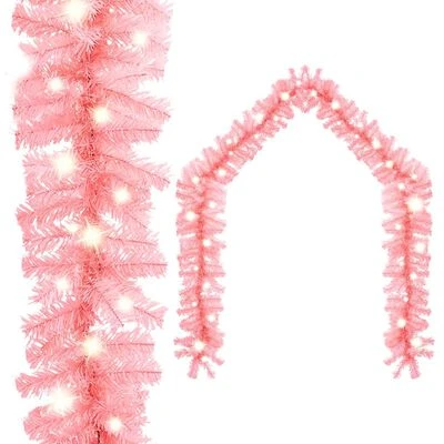 VidaXL Christmas Garland With LED Lights 10 M Silver 14 VidaXL Christmas Garland With LED Lights 10 M Silver - Image 12