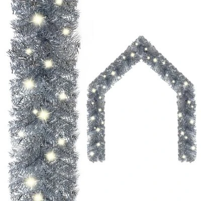 VidaXL Christmas Garland With LED Lights 5 M Gold 15 VidaXL Christmas Garland With LED Lights 5 M Gold - Image 13