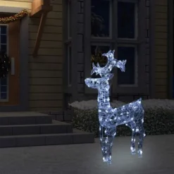 VidaXL Reindeer Christmas Decoration 90 LEDs 60x16x100 Cm Acrylic -Deals Vidaxl Store image 1 329778
