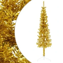 VidaXL Slim Artificial Half Christmas Tree With Stand White 120 Cm -Deals Vidaxl Store image 1 344589 2