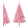 VidaXL Artificial Half Christmas Tree With Stand Pink 120 Cm PVC