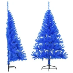VidaXL Artificial Half Christmas Tree With Stand White 120 Cm PVC -Deals Vidaxl Store image 1 344680 5