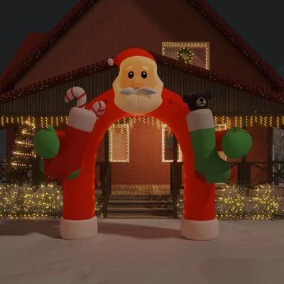 VidaXL Christmas Inflatable Arch Gate LED 320 Cm 4 VidaXL Christmas Inflatable Arch Gate LED 320 Cm - Image 2