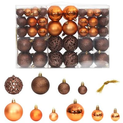VidaXL Christmas Baubles 100 Pcs Wine Red 3 / 4 / 6 Cm 20 VidaXL Christmas Baubles 100 Pcs Wine Red 3 / 4 / 6 Cm - Image 18