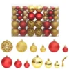 VidaXL Christmas Baubles 100 Pcs Gold And Wine Red 3 / 4 / 6 Cm -Deals Vidaxl Store image 1 356106 6