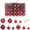 VidaXL Christmas Baubles 100 Pcs Wine Red 3 / 4 / 6 Cm 2 VidaXL Christmas Baubles 100 Pcs Wine Red 3 / 4 / 6 Cm -Deals Vidaxl Store image 1 356108