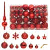 VidaXL 111 Piece Christmas Bauble Set Red Polystyrene -Deals Vidaxl Store image 1 356110 1