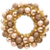 VidaXL Christmas Wreath Rose Gold 45 Cm Polystyrene