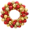 VidaXL Christmas Wreath Red And Gold 45 Cm Polystyrene -Deals Vidaxl Store image 1 356125 8