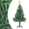 VidaXL Artificial Christmas Tree With Flocked Snow Green 120 Cm 1 VidaXL Artificial Christmas Tree With Flocked Snow Green 120 Cm -Deals Vidaxl Store image 1 357772