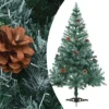 VidaXL Frosted Christmas Tree With Pinecones 150 Cm 2 VidaXL Frosted Christmas Tree With Pinecones 150 Cm -Deals Vidaxl Store image 1 60177