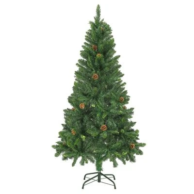 VidaXL Artificial Christmas Tree With Pine Cones Green 150 Cm 4 VidaXL Artificial Christmas Tree With Pine Cones Green 150 Cm - Image 2