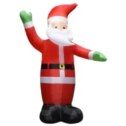 VidaXL Inflatable Santa Claus With LEDs Christmas Decoration IP44 4.5m