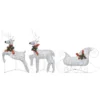 VidaXL Reindeer & Sleigh Christmas Decoration 60 LEDs Outdoor Silver 2 VidaXL Reindeer & Sleigh Christmas Decoration 60 LEDs Outdoor Silver -Deals Vidaxl Store image 2 289978 1