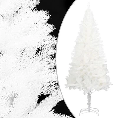 VidaXL Artificial Pre-lit Christmas Tree With Ball Set White 210 Cm 4 VidaXL Artificial Pre-lit Christmas Tree With Ball Set White 210 Cm - Image 2