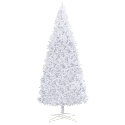 VidaXL Artificial Pre-lit Christmas Tree With Ball Set LEDs 400 Cm White 4 VidaXL Artificial Pre-lit Christmas Tree With Ball Set LEDs 400 Cm White - Image 2