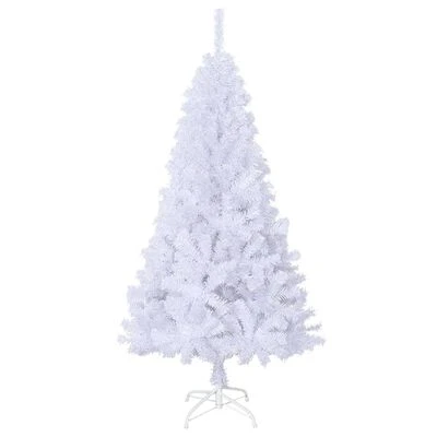 VidaXL Artificial Christmas Tree With Thick Branches White 120 Cm PVC 4 VidaXL Artificial Christmas Tree With Thick Branches White 120 Cm PVC - Image 2
