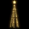 VidaXL Christmas Cone Tree 70 Warm White LEDs Decoration 50x120 Cm -Deals Vidaxl Store image 2 328688