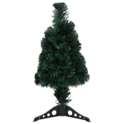 VidaXL Artificial Slim Christmas Tree With Stand 64 Cm Fibre Optic