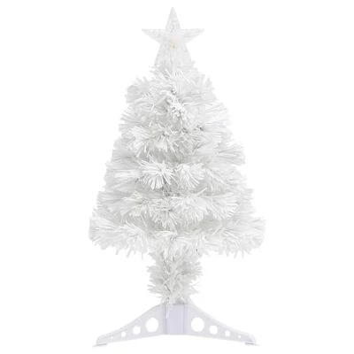 VidaXL Artificial Pre-lit Christmas Tree White&Blue 64 Cm Fibre Optic 11 VidaXL Artificial Pre-lit Christmas Tree White&Blue 64 Cm Fibre Optic - Image 9