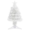 VidaXL Artificial Pre-lit Christmas Tree White 64 Cm Fibre Optic -Deals Vidaxl Store image 2 329083