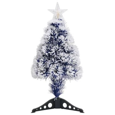 VidaXL Artificial Pre-lit Christmas Tree White 64 Cm Fibre Optic 13 VidaXL Artificial Pre-lit Christmas Tree White 64 Cm Fibre Optic - Image 11
