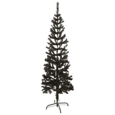 VidaXL Slim Christmas Tree Black 150 Cm 4 VidaXL Slim Christmas Tree Black 150 Cm - Image 2