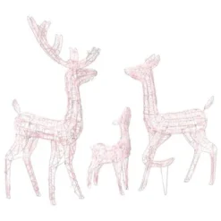 VidaXL Acrylic Reindeer Family Christmas Decoration 300 LED Cold White -Deals Vidaxl Store image 2 329793 2