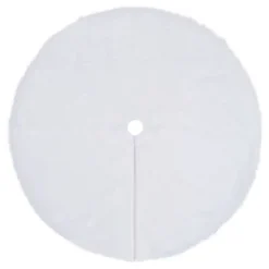 VidaXL Christmas Tree Skirt White 150 Cm Faux