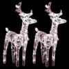 VidaXL Christmas Reindeers 2 Pcs Warm White 80 LEDs Acrylic -Deals Vidaxl Store image 2 342678 1