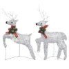 VidaXL Christmas Reindeers 2 Pcs Silver 40 LEDs 2 VidaXL Christmas Reindeers 2 Pcs Silver 40 LEDs -Deals Vidaxl Store image 2 342684
