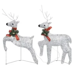 VidaXL Christmas Reindeers 2 Pcs Gold 40 LEDs 18 VidaXL Christmas Reindeers 2 Pcs Gold 40 LEDs -Deals Vidaxl Store image 2 342684 2