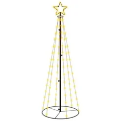 VidaXL Christmas Cone Tree Cold White 108 LEDs 70x180 Cm 24 VidaXL Christmas Cone Tree Cold White 108 LEDs 70x180 Cm -Deals Vidaxl Store image 2 343486 1