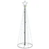VidaXL Christmas Cone Tree Cold White 108 LEDs 70x180 Cm 1 VidaXL Christmas Cone Tree Cold White 108 LEDs 70x180 Cm -Deals Vidaxl Store image 2 343487 1