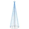 VidaXL Christmas Cone Tree Blue 310 LEDs 100x300 Cm -Deals Vidaxl Store image 2 343492