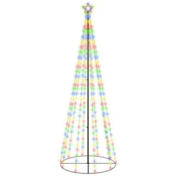 VidaXL Christmas Cone Tree Blue 310 LEDs 100x300 Cm -Deals Vidaxl Store image 2 343493