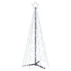 VidaXL Christmas Cone Tree Cold White 200 LEDs 70x180 Cm 2 VidaXL Christmas Cone Tree Cold White 200 LEDs 70x180 Cm -Deals Vidaxl Store image 2 343502 1