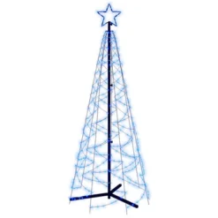 VidaXL Christmas Cone Tree Colourful 200 LEDs 70x180 Cm 26 VidaXL Christmas Cone Tree Colourful 200 LEDs 70x180 Cm -Deals Vidaxl Store image 2 343503 2